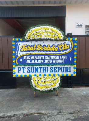Papan Bunga Duka di Sasagaran